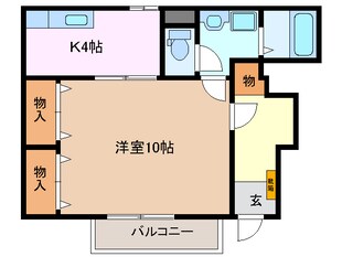 エーデルハイムの物件間取画像